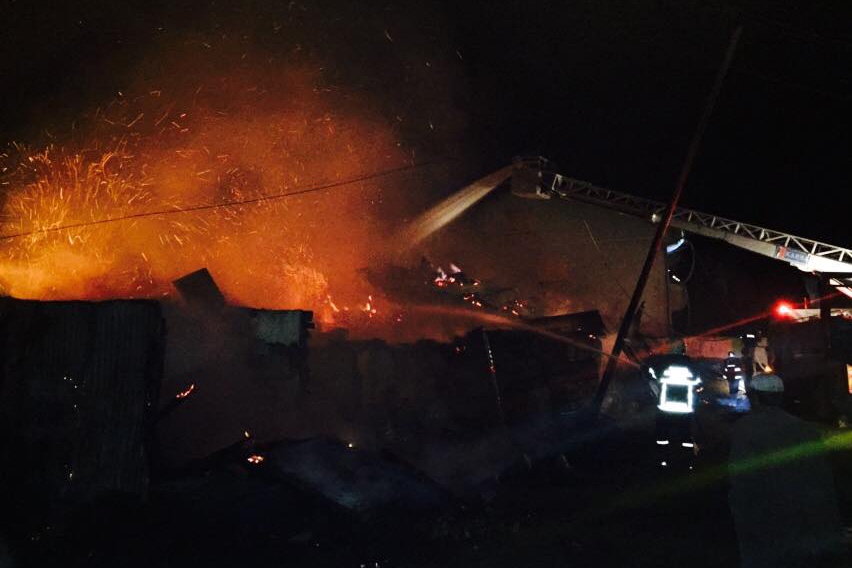 Kelkit’te korkutan yangın 1