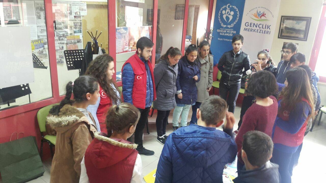 Köy çocukları ‘Merkezim Her Yerde’ projesi ile Gümüşhane Gençlik Merkezinde 1