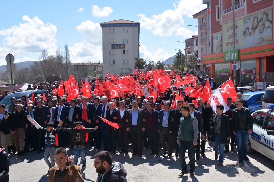 Kelkit'te yürüyüş düzenlendi 5