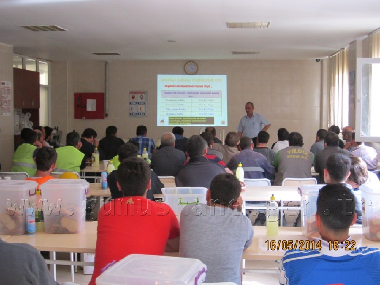 Gümüşhane İtfaiyesinden Yıldız Maden Çalışanlarına Yangın Eğitimi 1