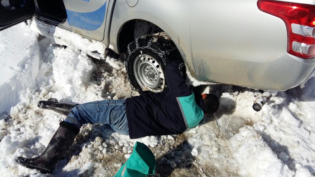 Çoruh EDAŞ kar kış dinlemiyor 1