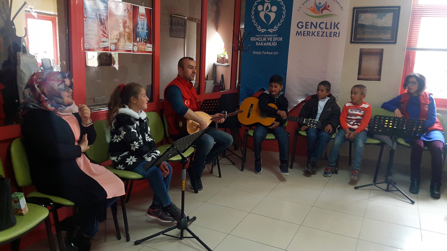 Yuvacık Köyü ‘Merkezim Her Yerde’ projesi ile Gümüşhane Gençlik Merkezinde 1