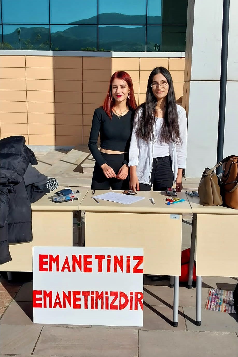 Sınava giren adaylara destek oldular 1