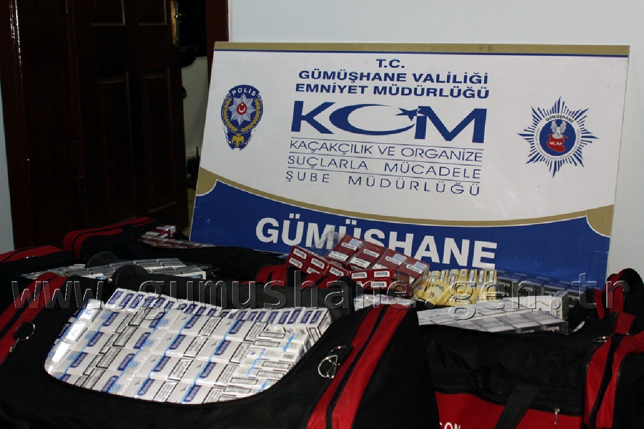 Gümüşhane Emniyetinden Uyuşturucu, Sigara Ve Silah Operasyonu 1