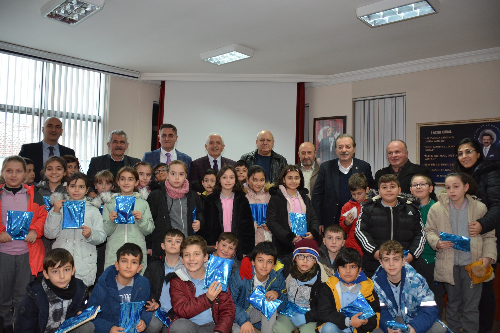 Minik öğrencilerden GTSO’ya Yerli Malı haftası ziyareti 2