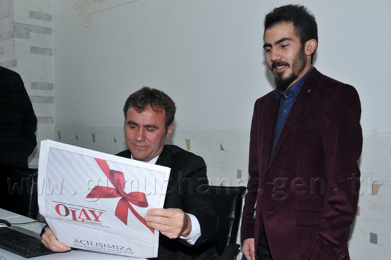 Gümüşhane’de Olay Gazetesi Dualarla Açıldı 3