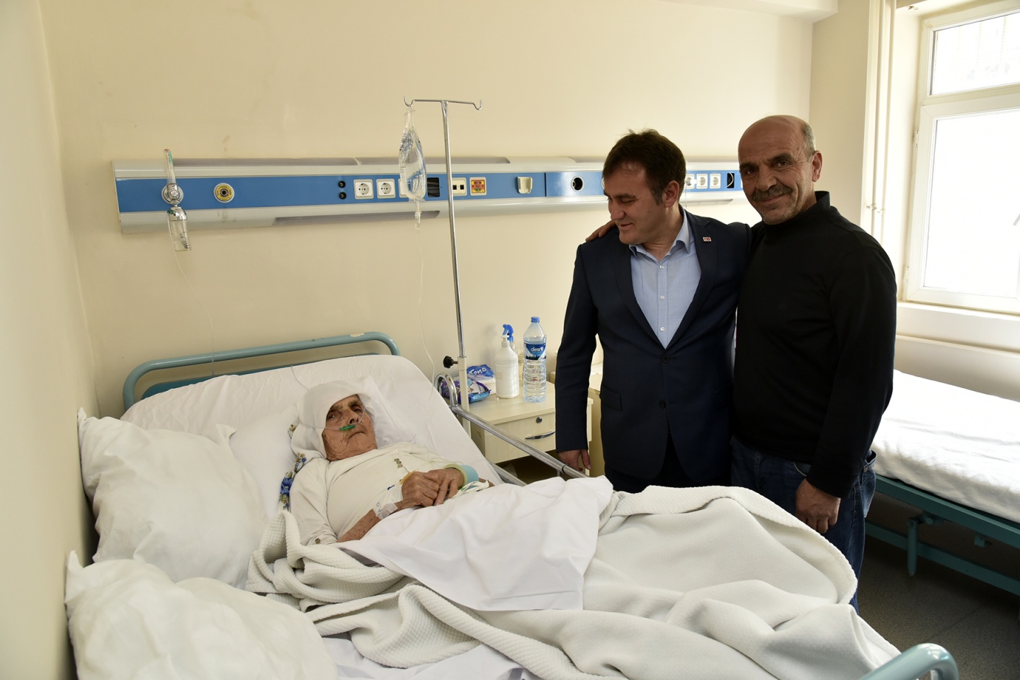 Başkan Çimen'den hasta ziyaretleri 2