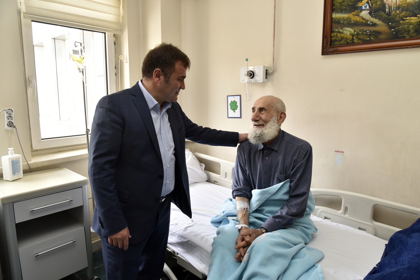 Başkan Çimen'den hasta ziyaretleri 4