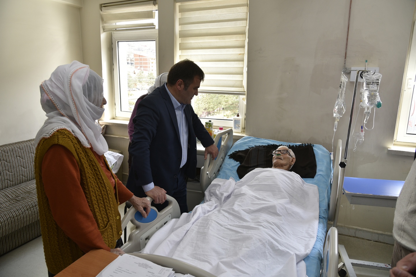 Başkan Çimen'den hasta ziyaretleri 3