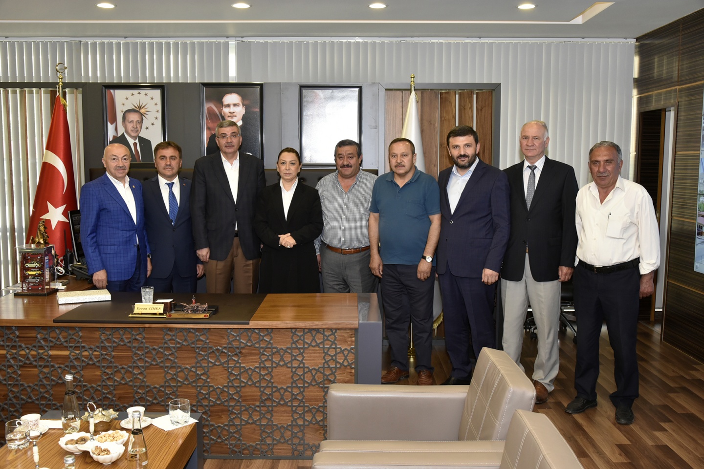 Çalık'tan Başkan Çimen'e ziyaret 5