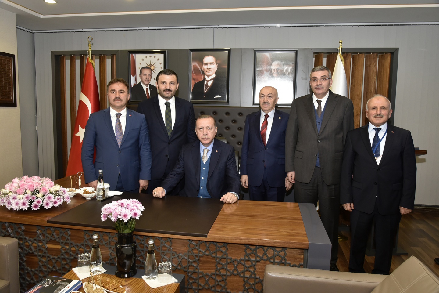 Cumhurbaşkanı Erdoğan'dan Başkan Çimen'e ziyaret  26