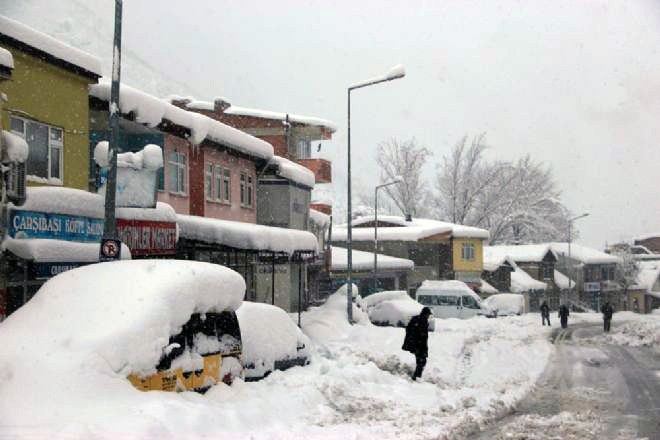 Kürtün’de kar felaketi 13