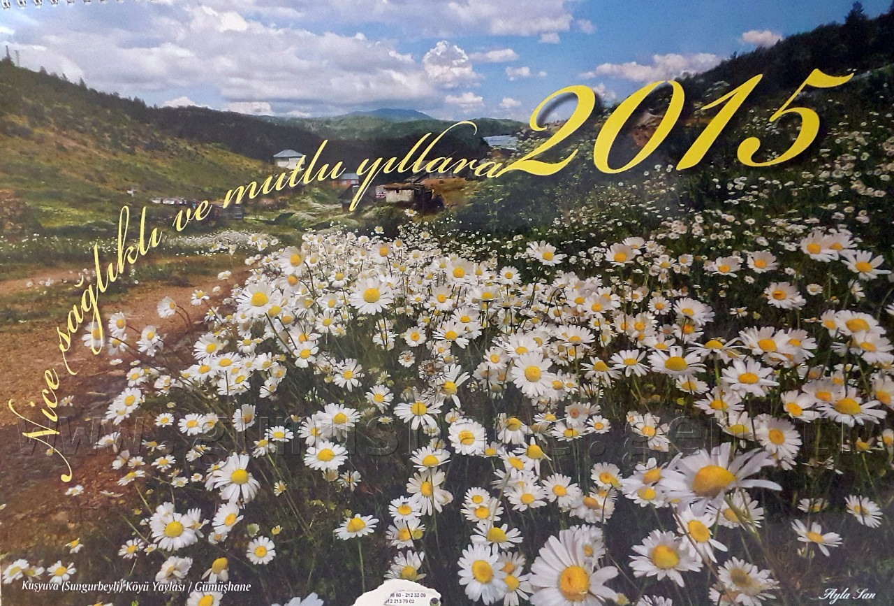 Gümüşhane sevdasını takvimlere işliyor 1