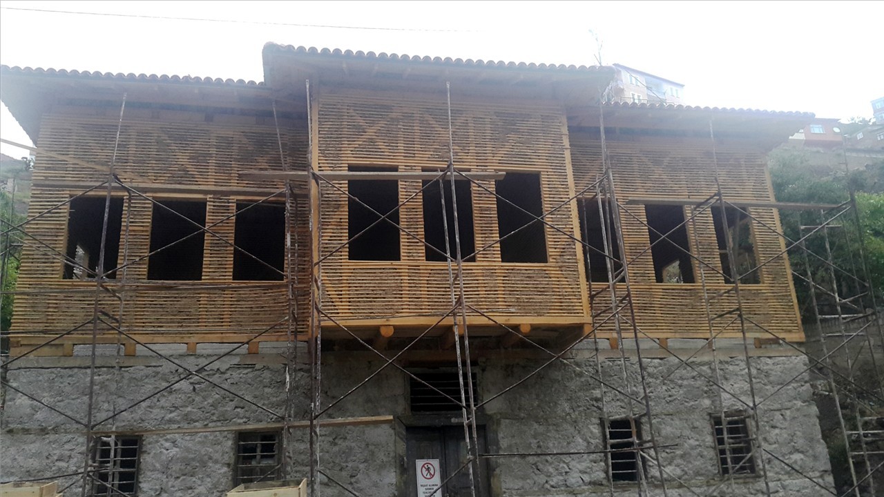 Raif Tuna Konağında Restorasyon Çalışmaları Devam Ediyor 4