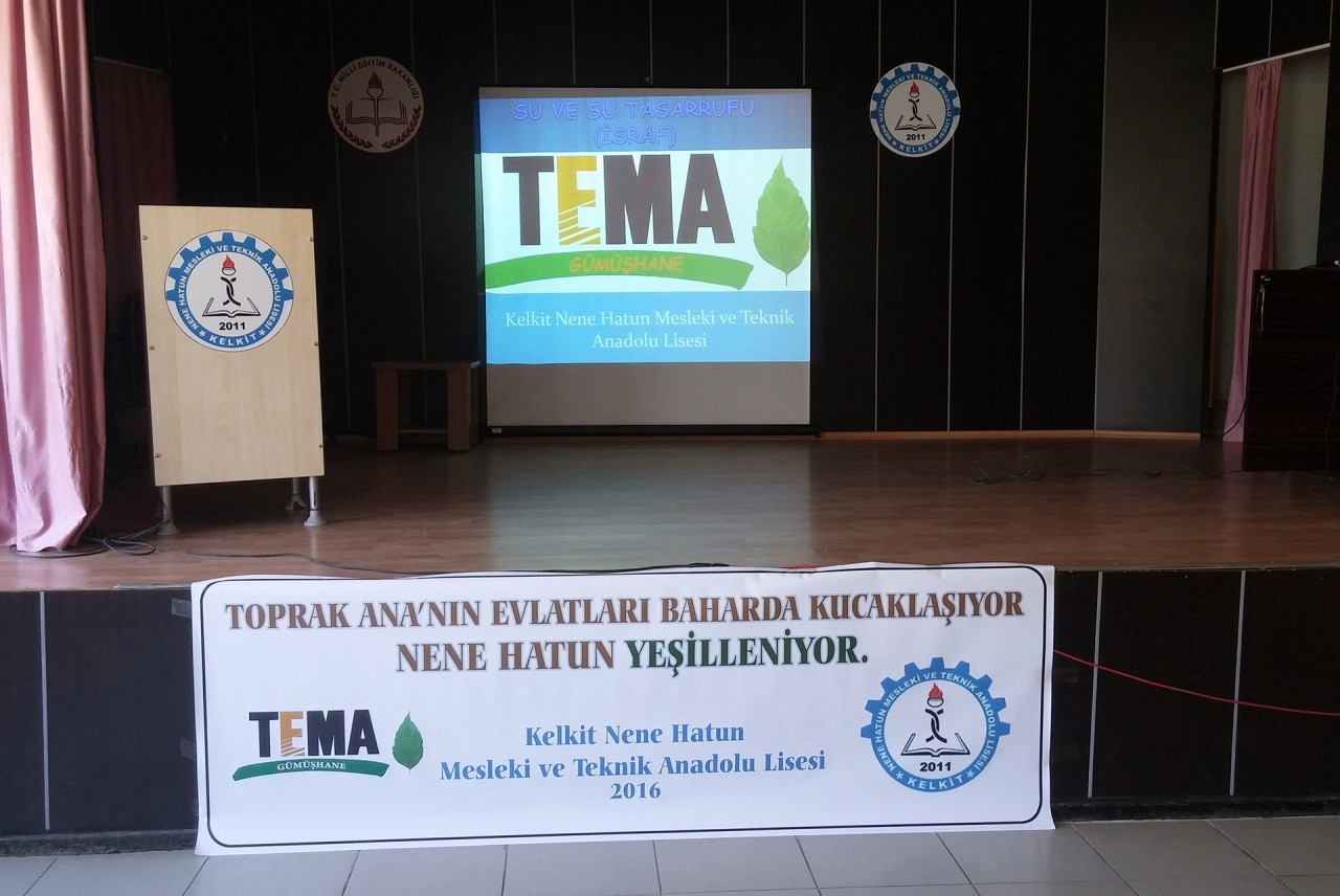 Kelkit’te su israfı anlatıldı, fidan dikildi 1