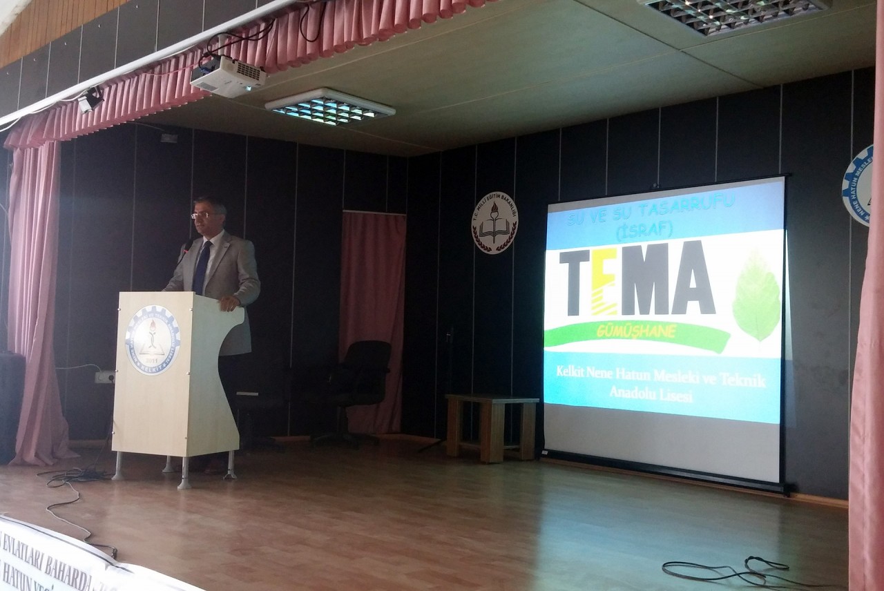 Kelkit’te su israfı anlatıldı, fidan dikildi 8