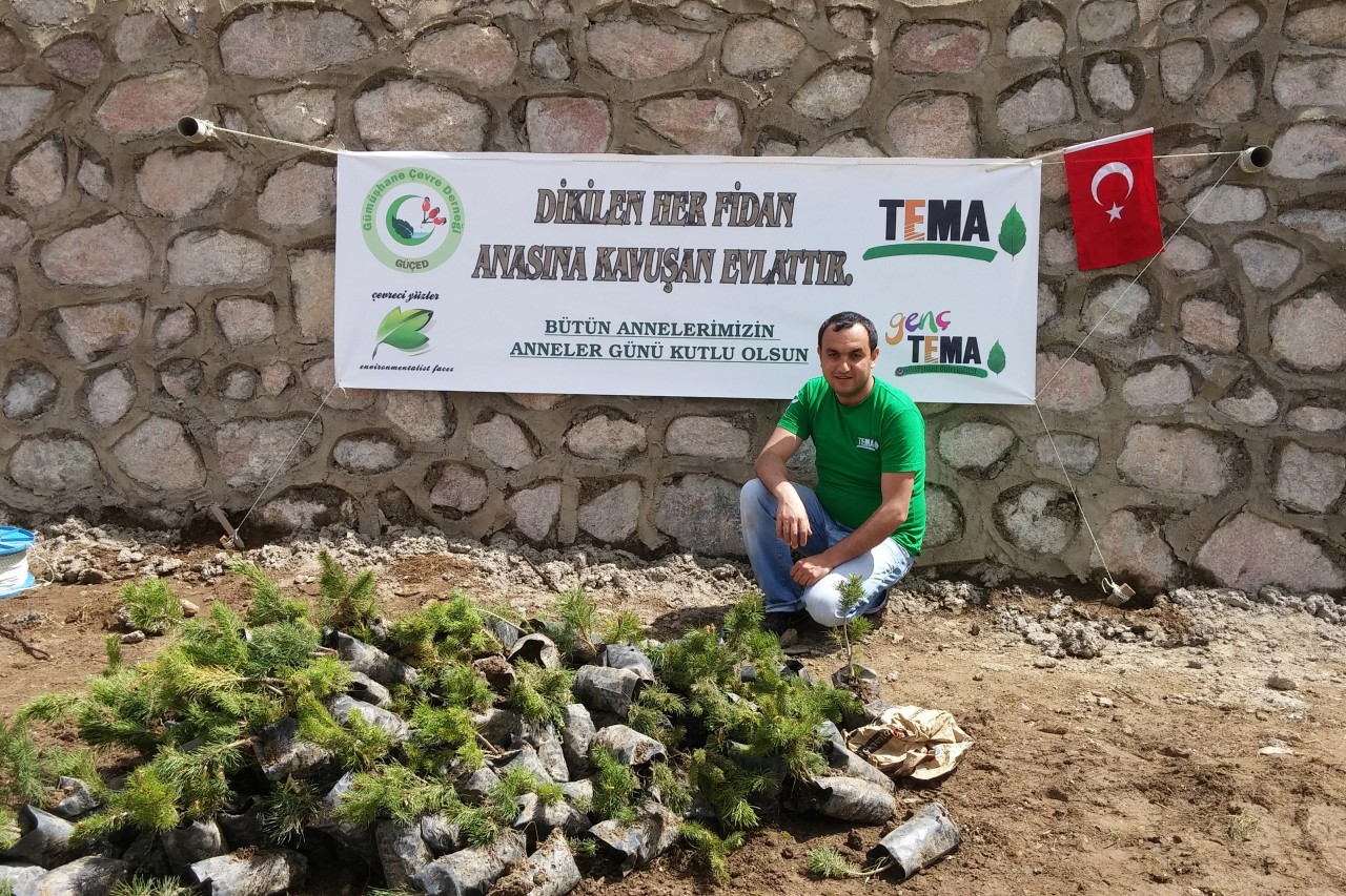 Gümüşhane’de anneler için 2016 fidan 8