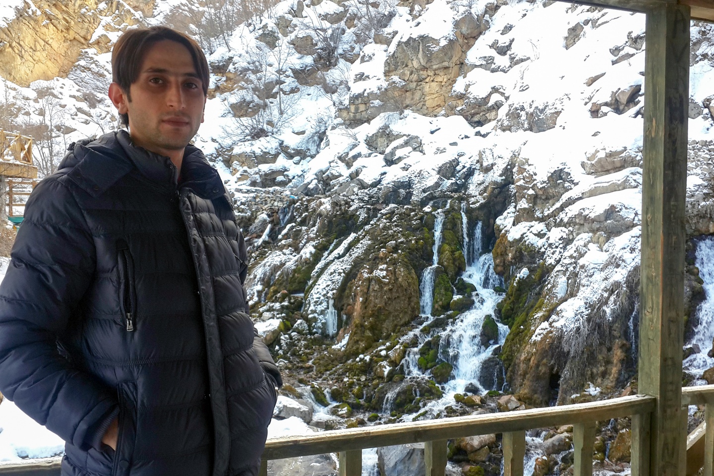 Tomara Şelalesinde kış güzelliği 2