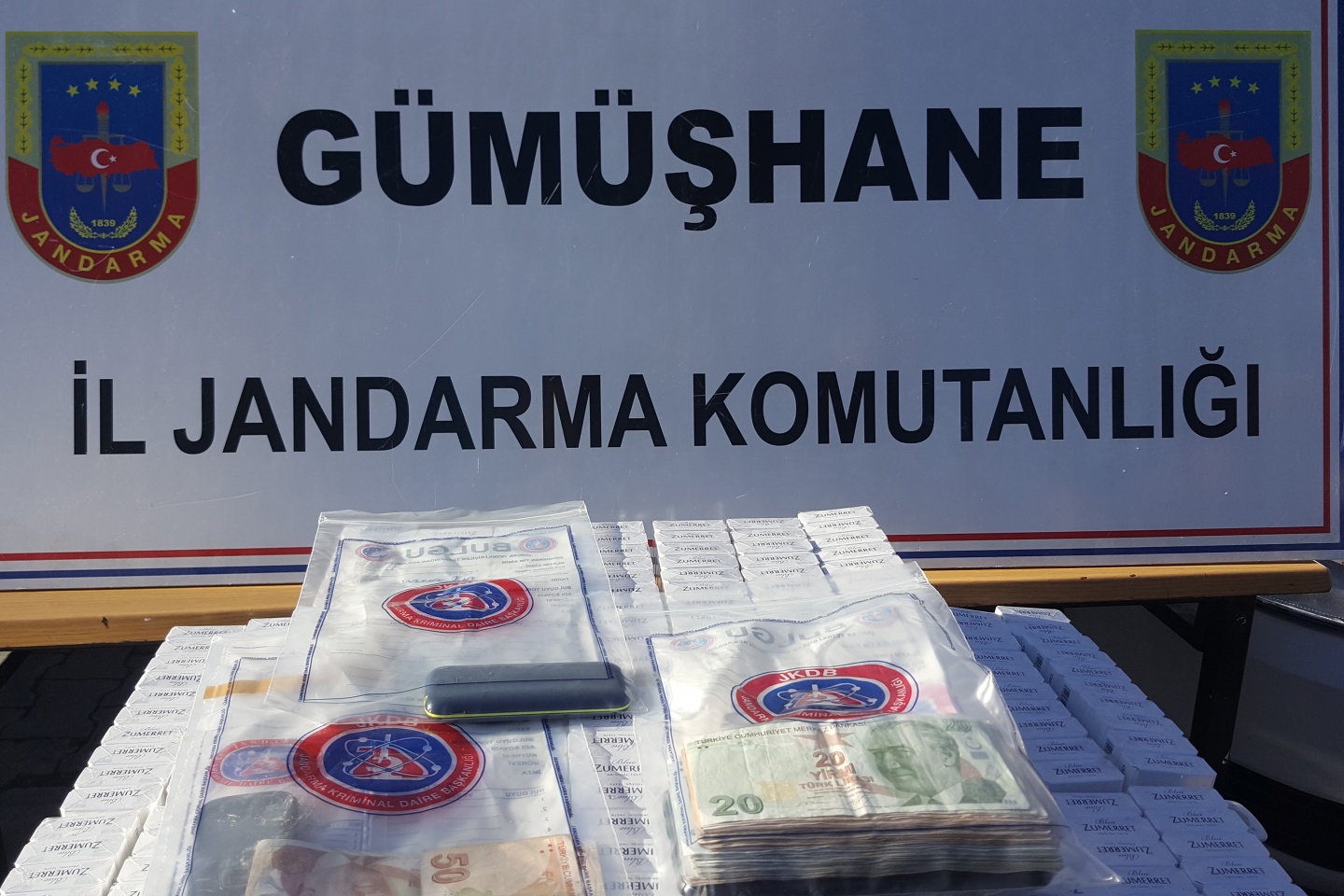 Kelkit Jandarma ekiplerinden kaçakçılara ağır darbe 1