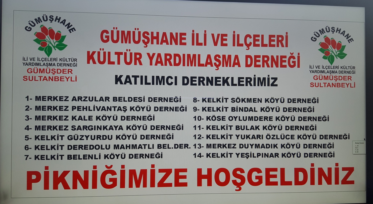 Geleneksel Sultanbeyli Gümüşhaneliler Derneği pikniği yapıldı 2
