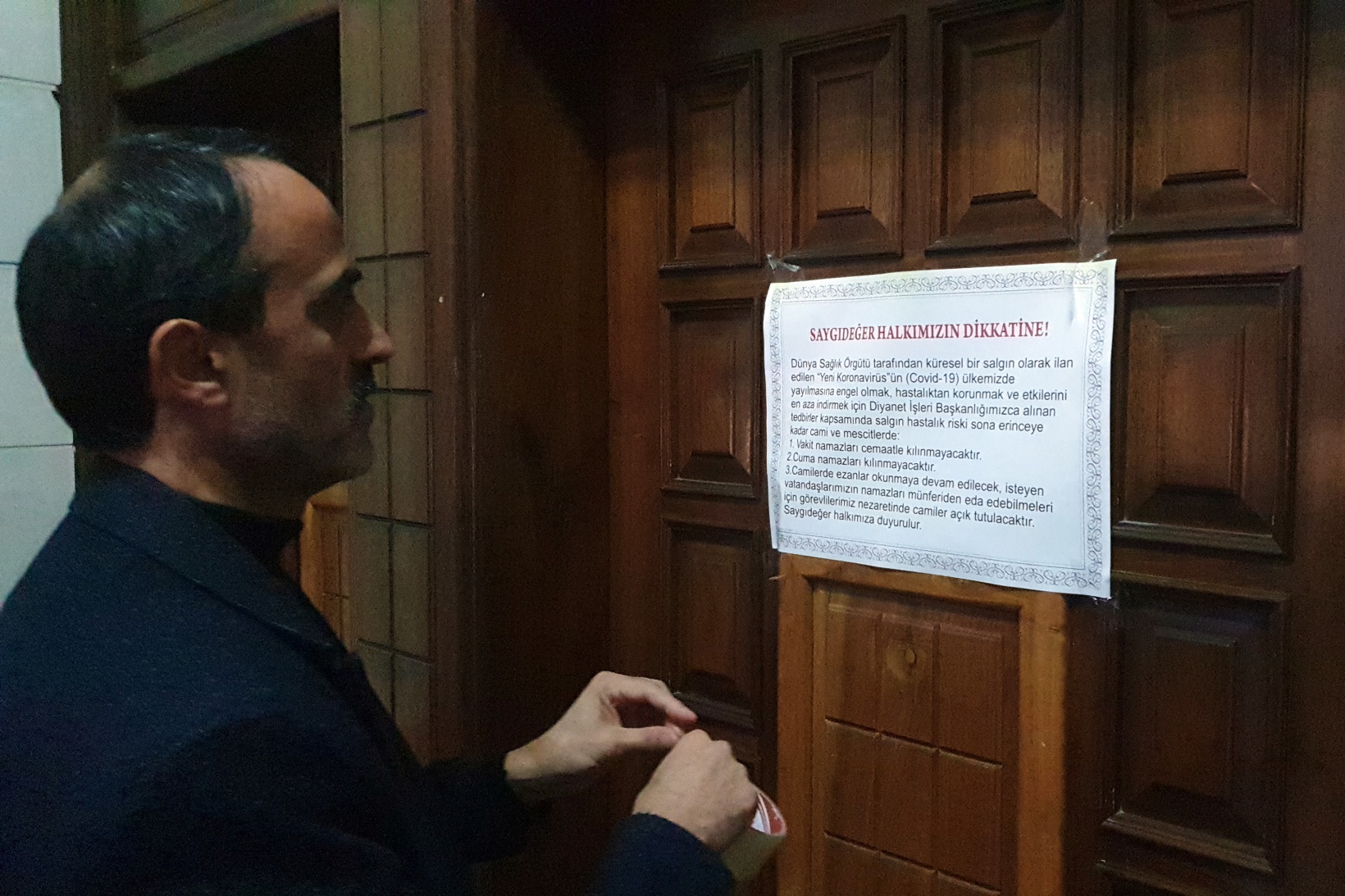 Gümüşhane'deki camilerde cemaatsiz namaz kılındı 4