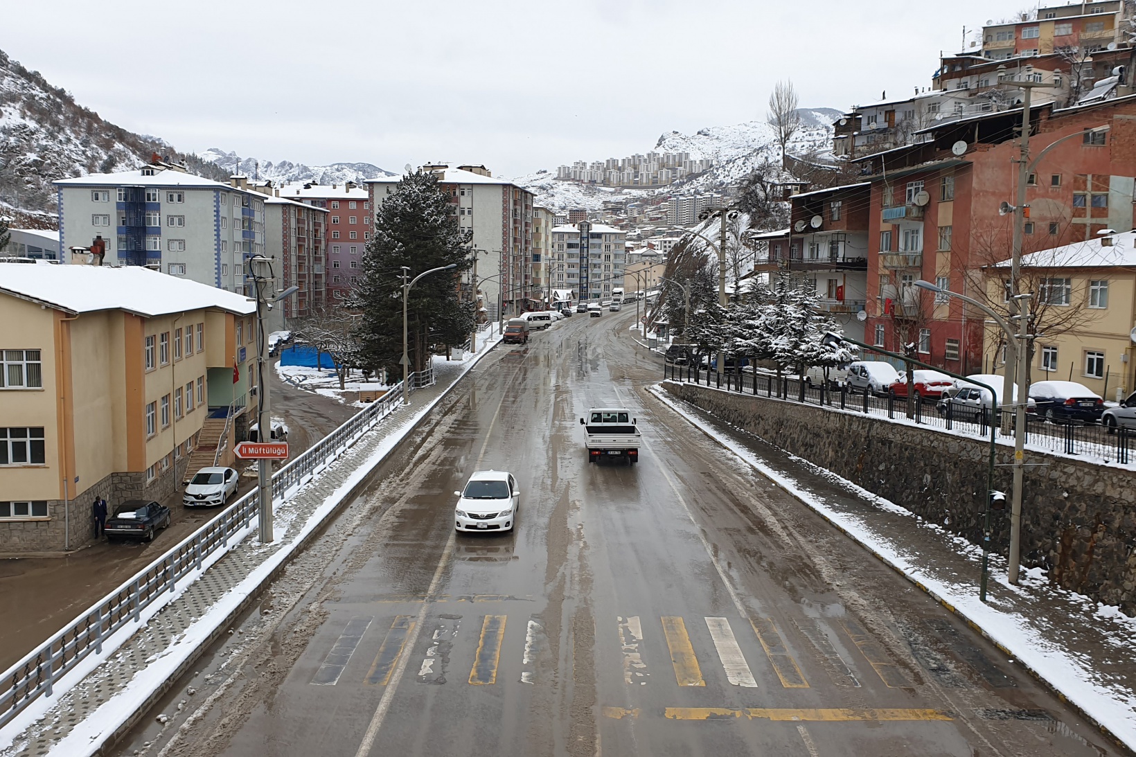 Gümüşhane’de kar yağışı 1