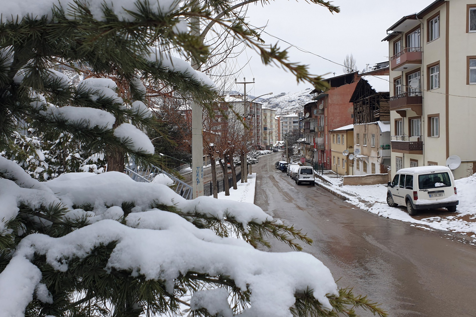 Gümüşhane’de kar yağışı 2