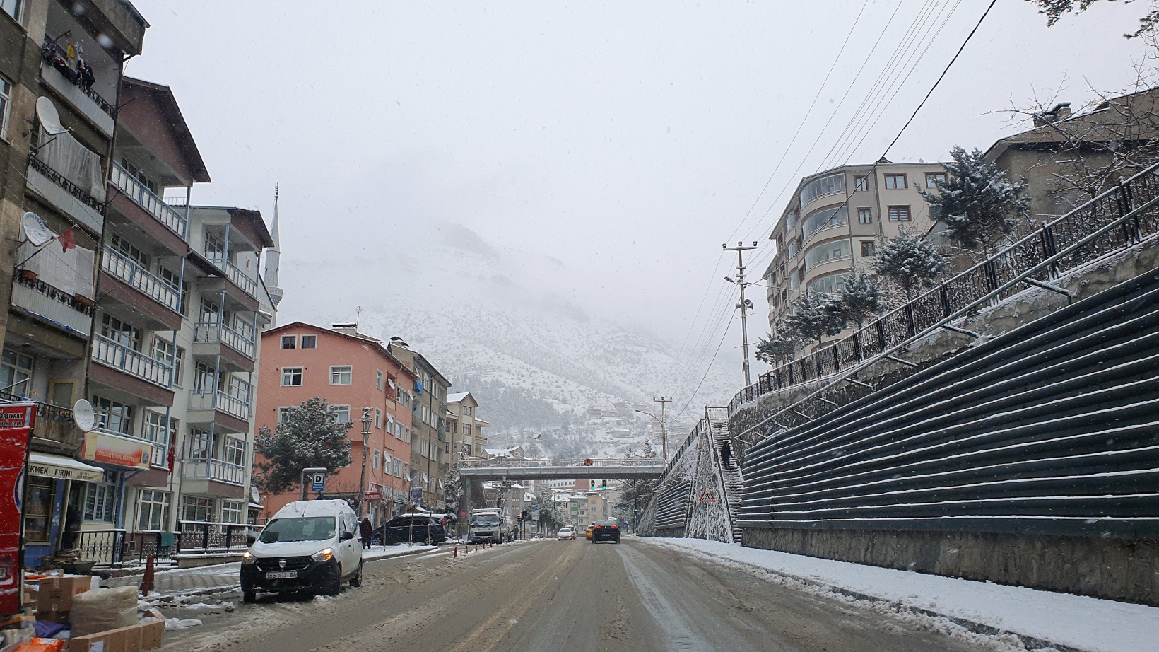 Gümüşhane'de kar yağışı 2