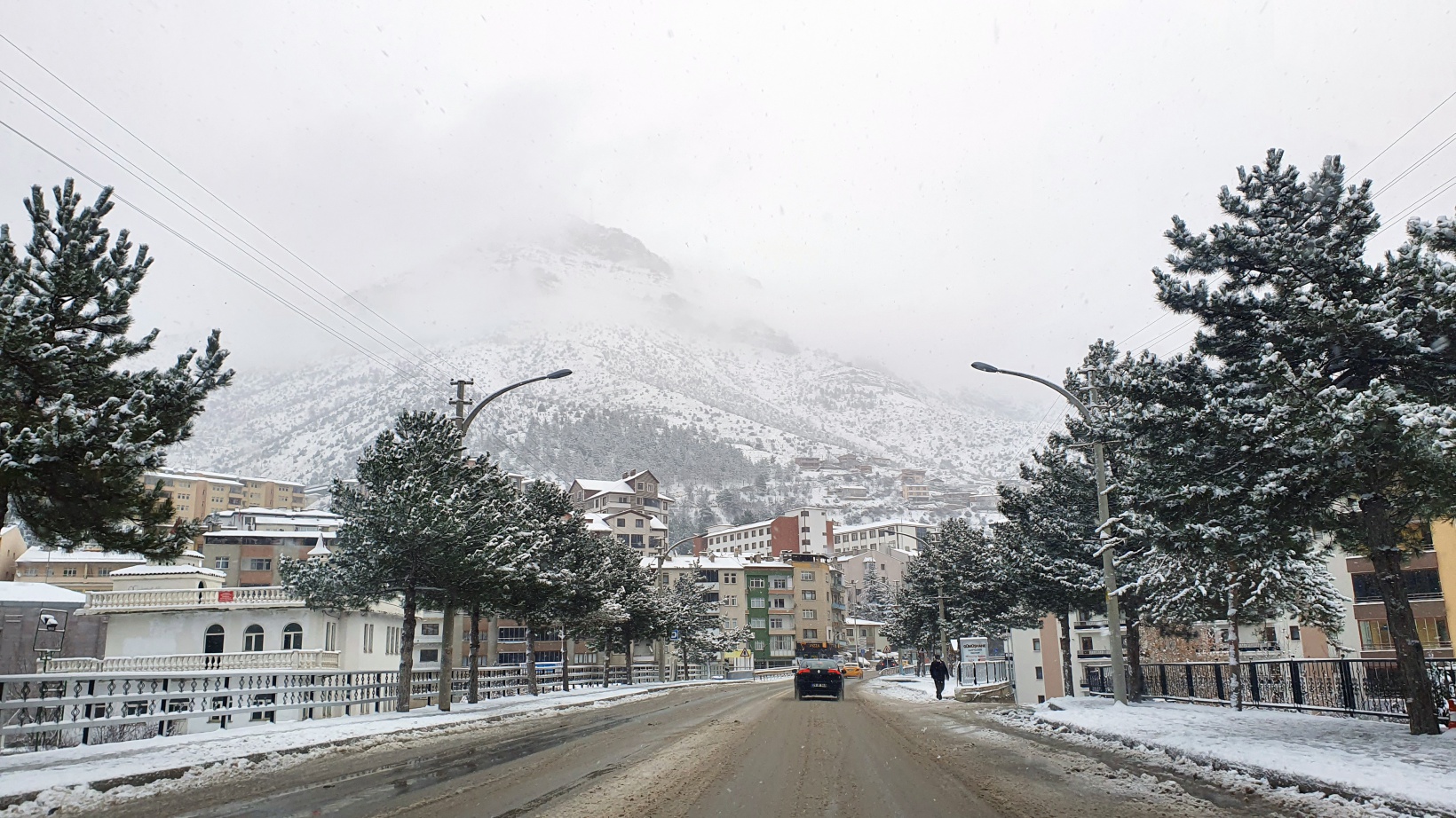 Gümüşhane'de kar yağışı 1