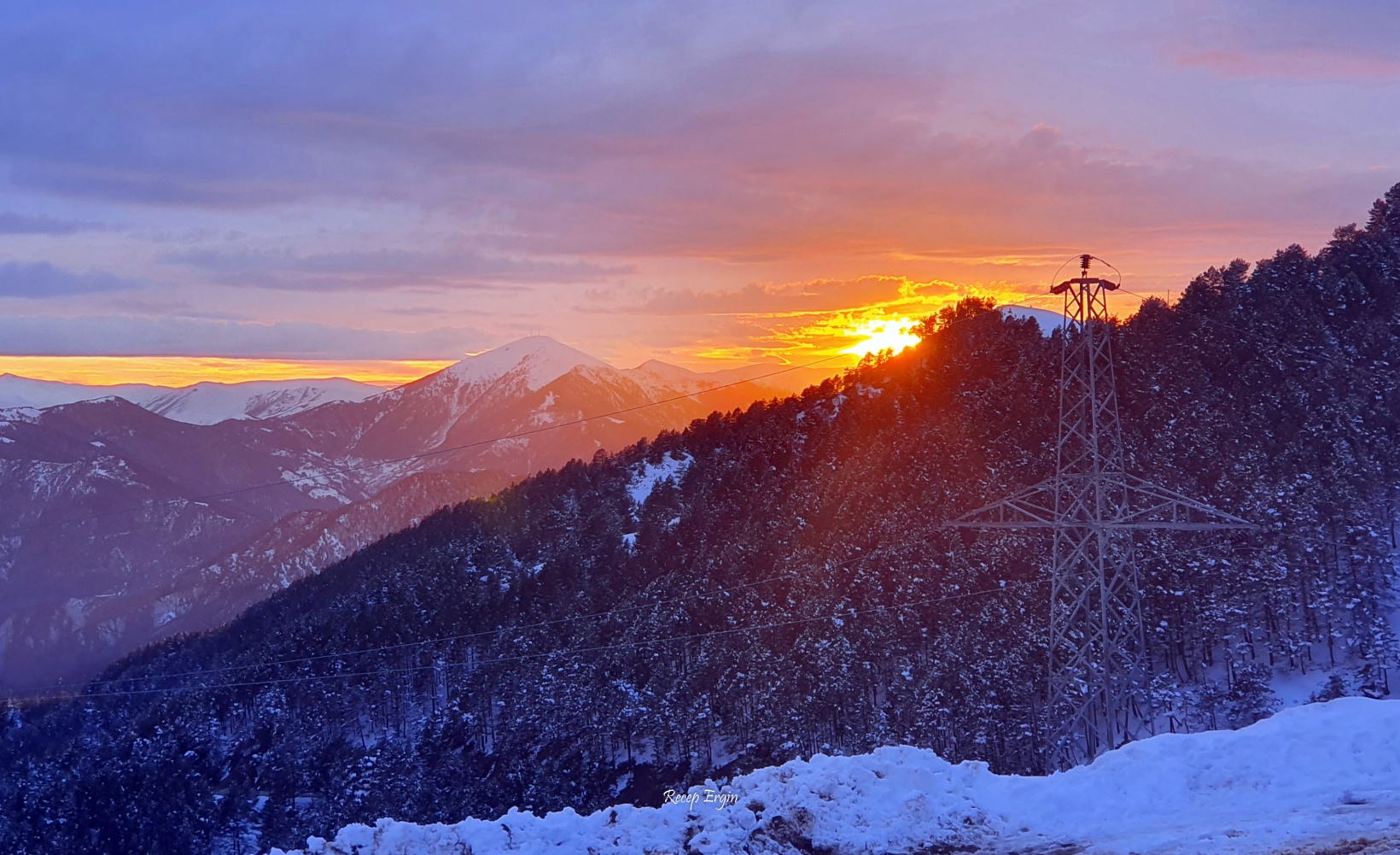 Zigana Dağında muhteşem günbatımı manzaraları 1