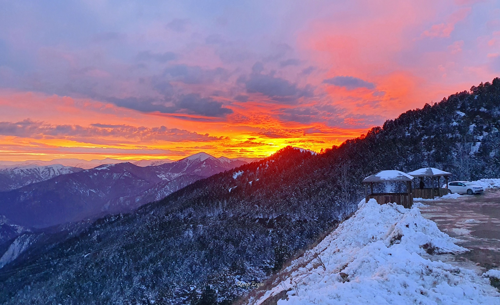 Zigana Dağında muhteşem günbatımı manzaraları 3