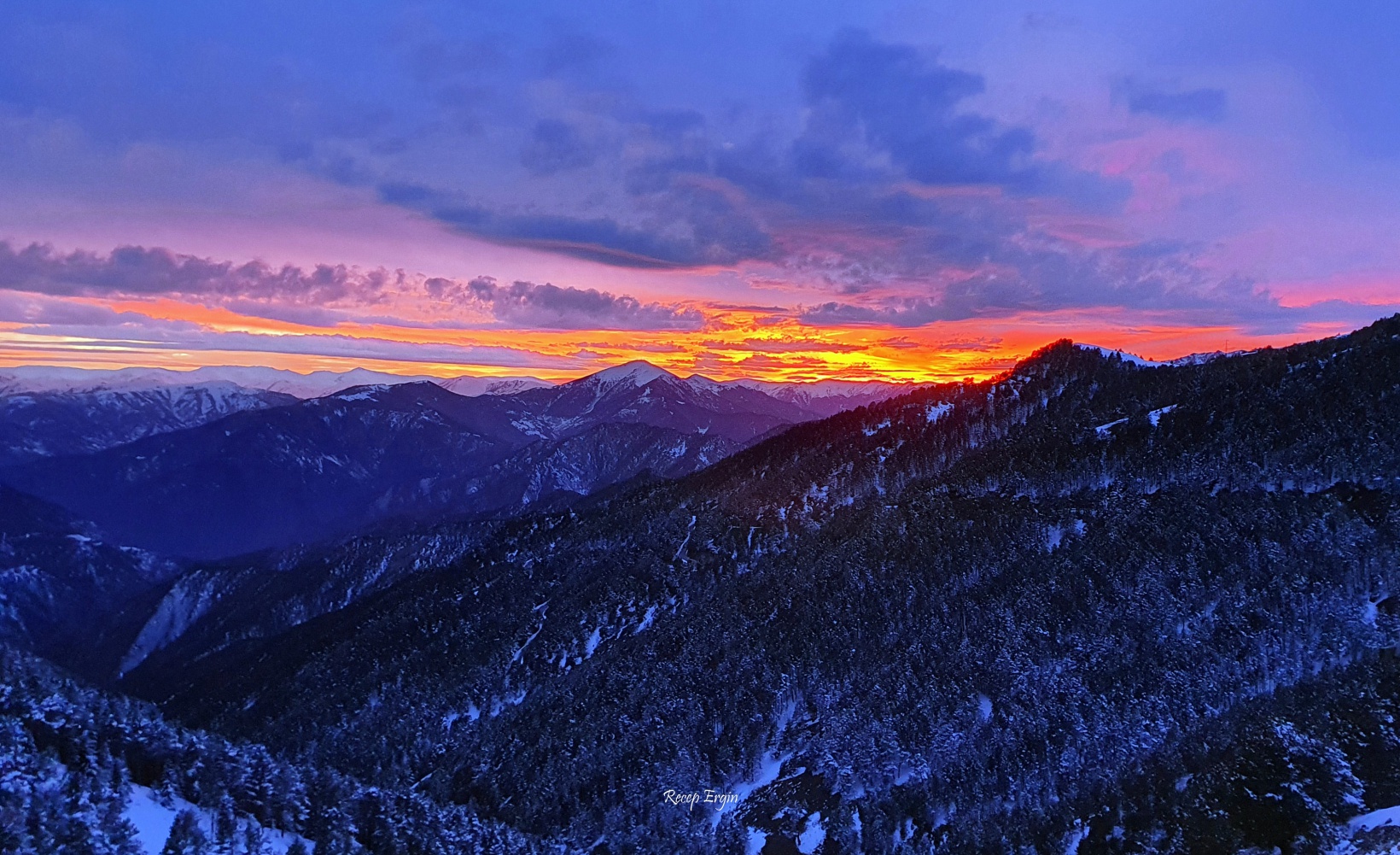 Zigana Dağında muhteşem günbatımı manzaraları 4