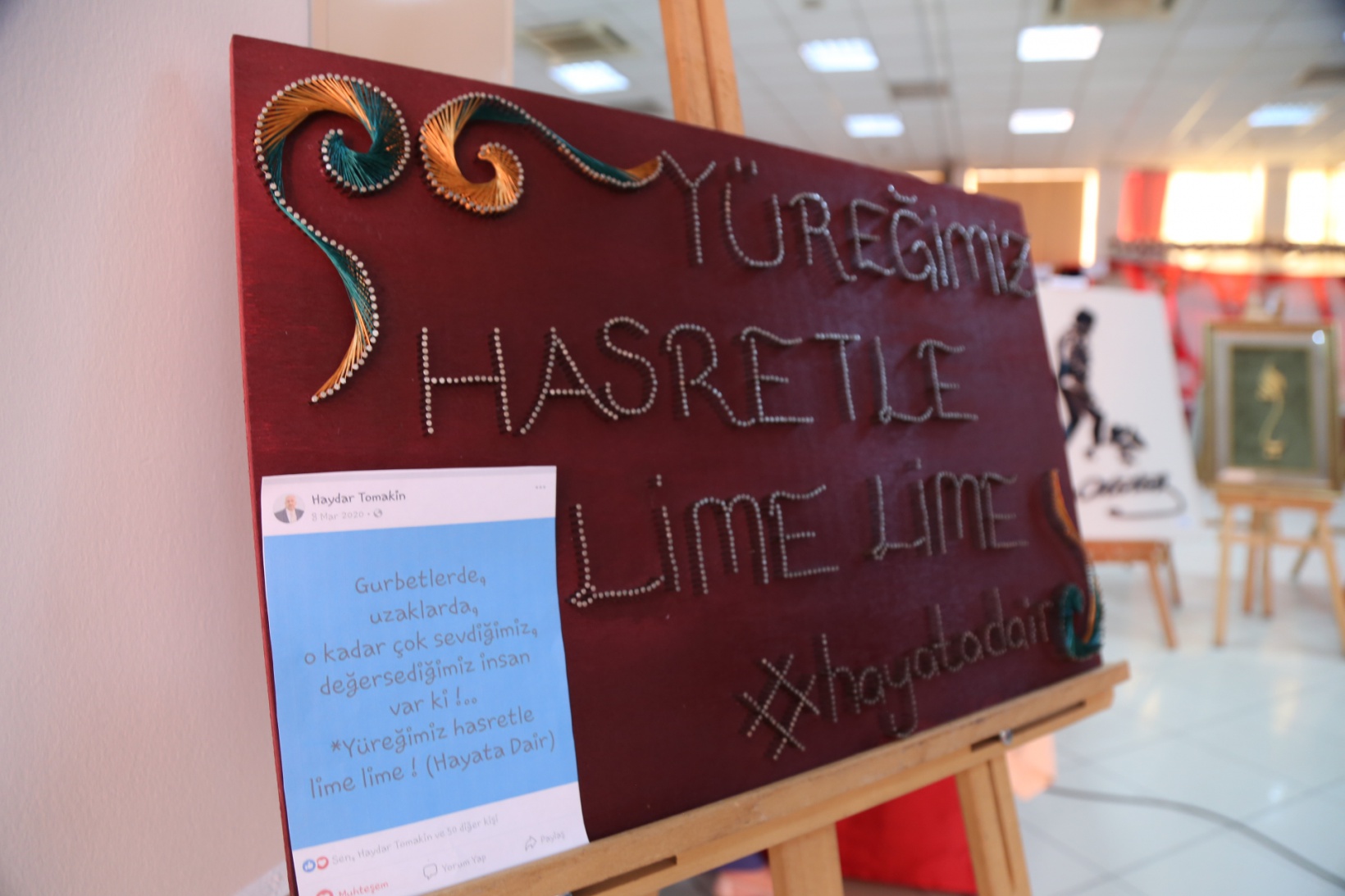 Gümüşhane Halk Eğitimi Merkezinden yılsonu sergisi 7