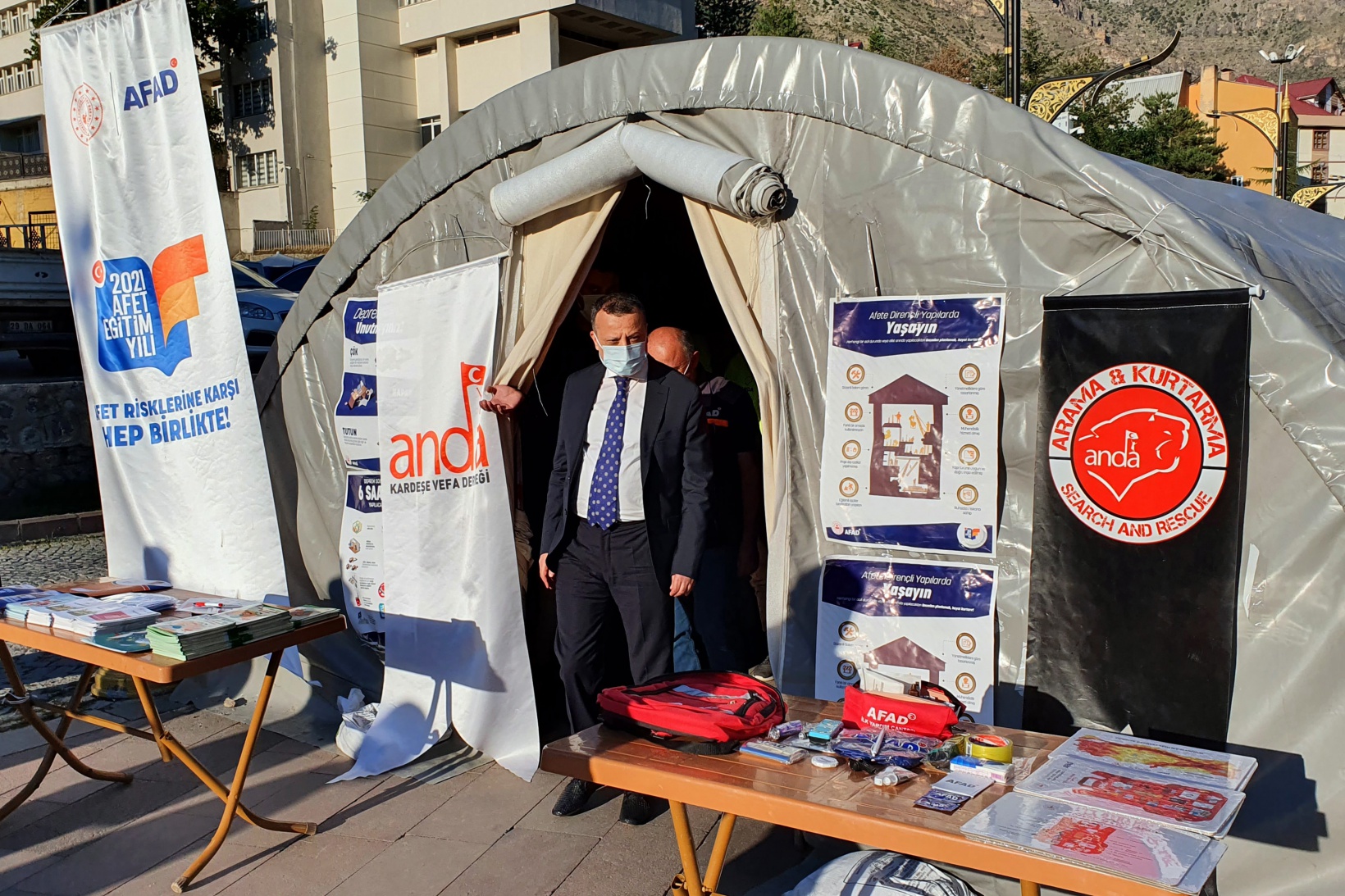 Vali Taşbilek afet farkındalık bilinci eğitimine dikkat çekti 3