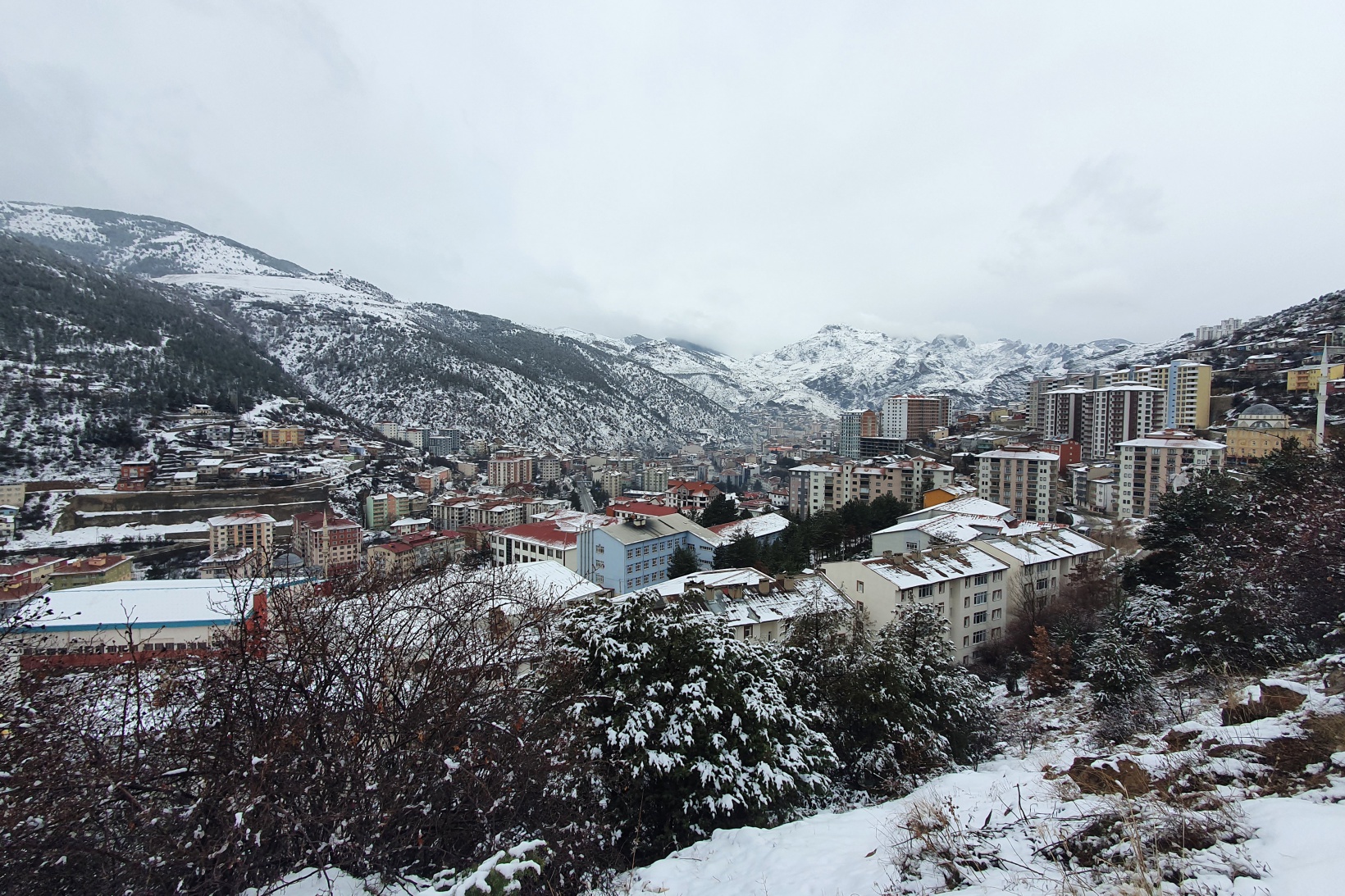 Gümüşhane’de kar yağışı 4