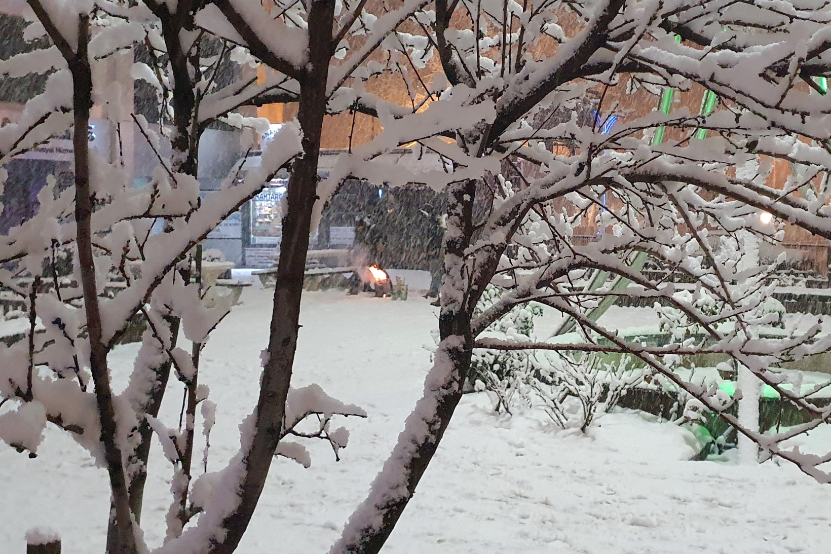 Gümüşhane kar yağışının ardından panayır alanına döndü 16