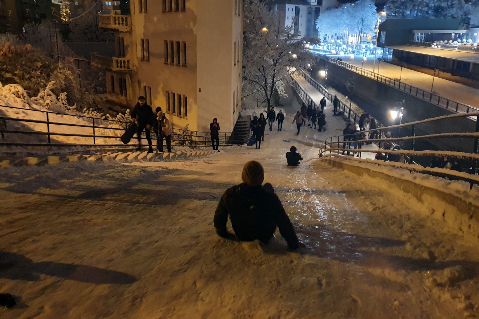 Gümüşhane kar yağışının ardından panayır alanına döndü 6