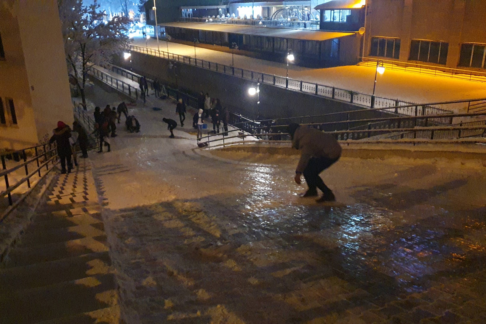 Gümüşhane kar yağışının ardından panayır alanına döndü 12