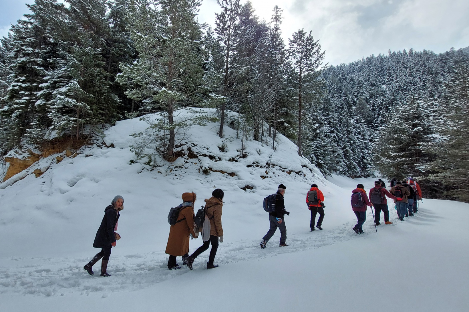 Gümüşhaneli dağcılar kadınlar için yürüdü 22