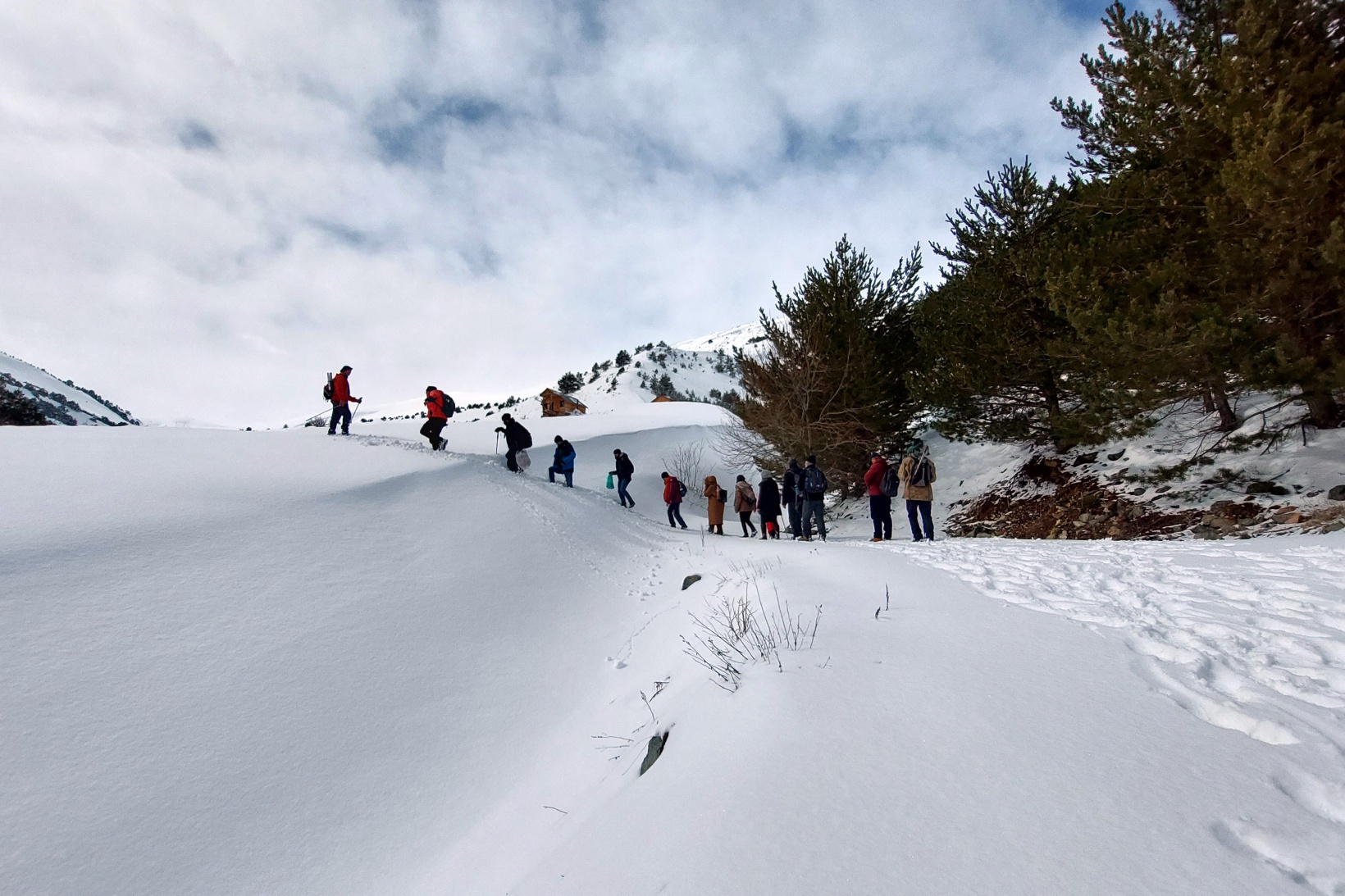 Gümüşhaneli dağcılar kadınlar için yürüdü 15