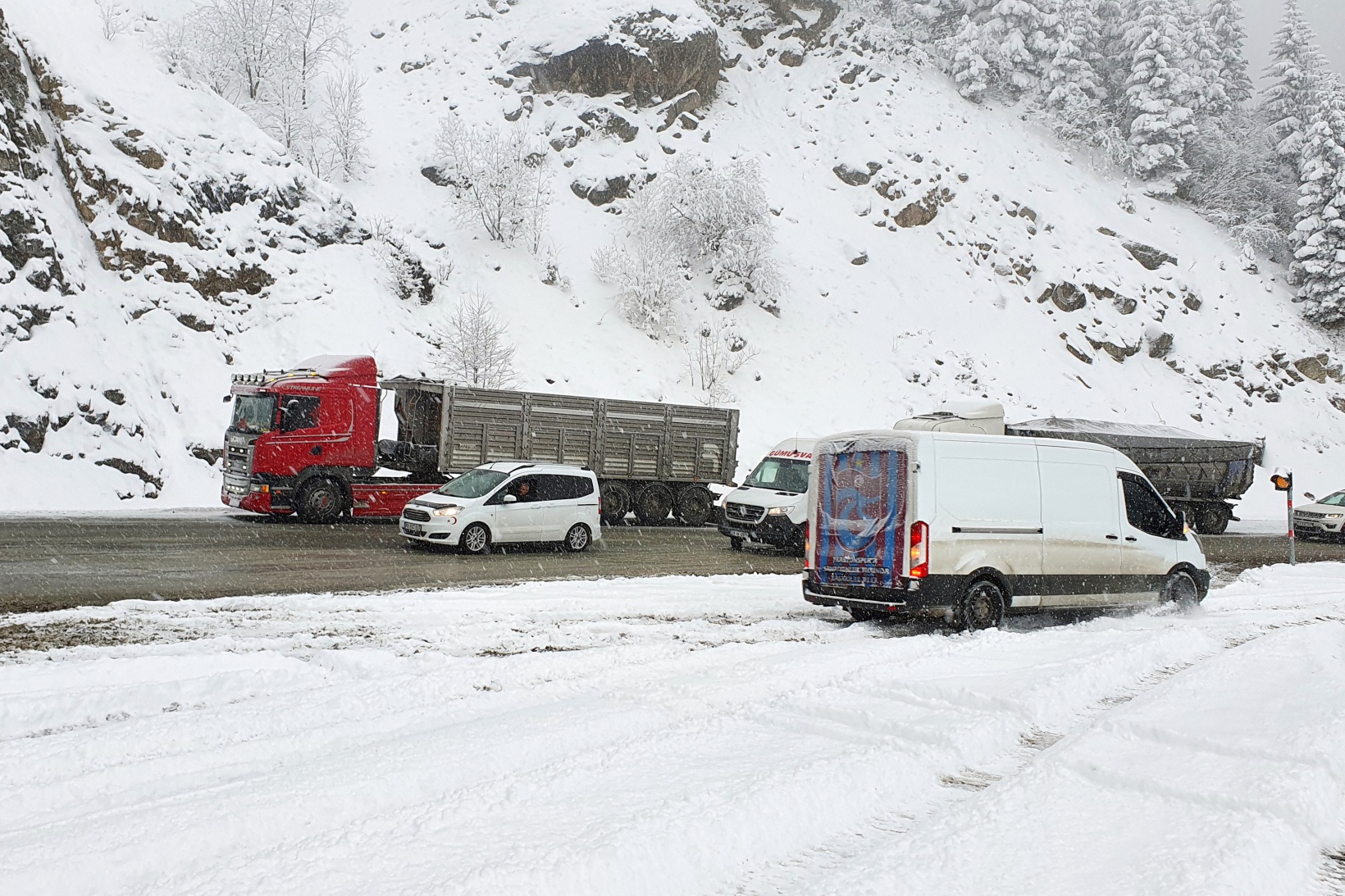 Zigana geçidi kar altında 4