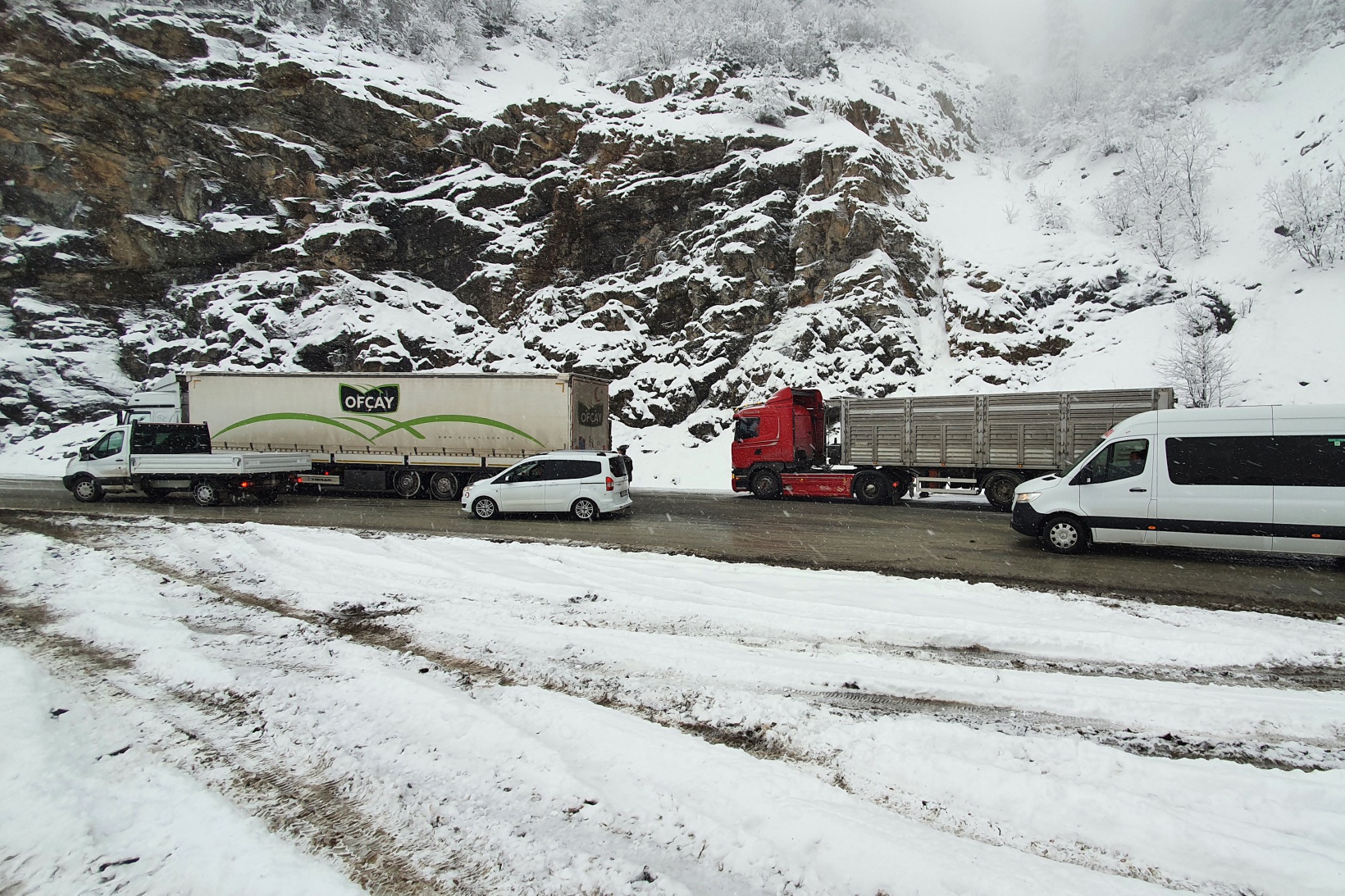 Zigana geçidi kar altında 5