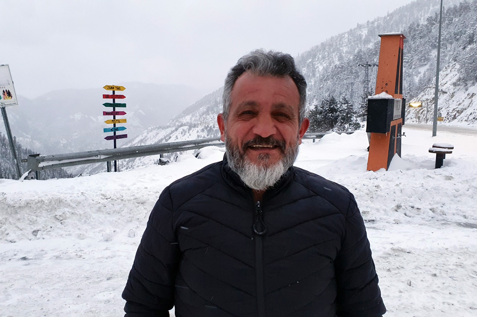 Zigana geçidi kar altında 2