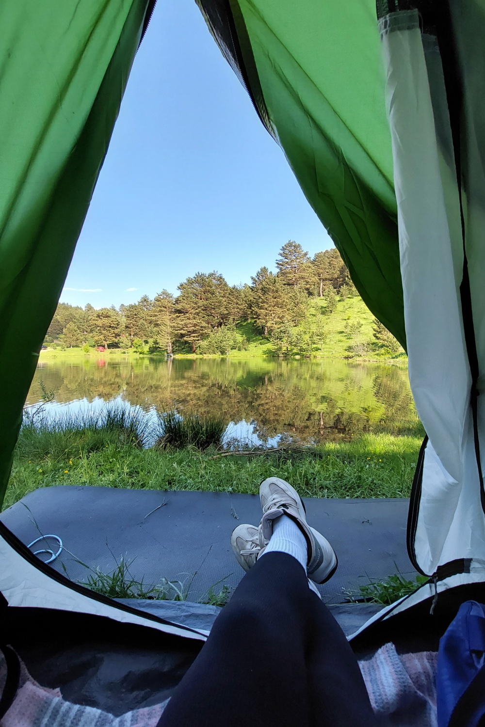 Gümüşhaneli doğaseverler Altınpınar Gölünde kamp kurdu 29