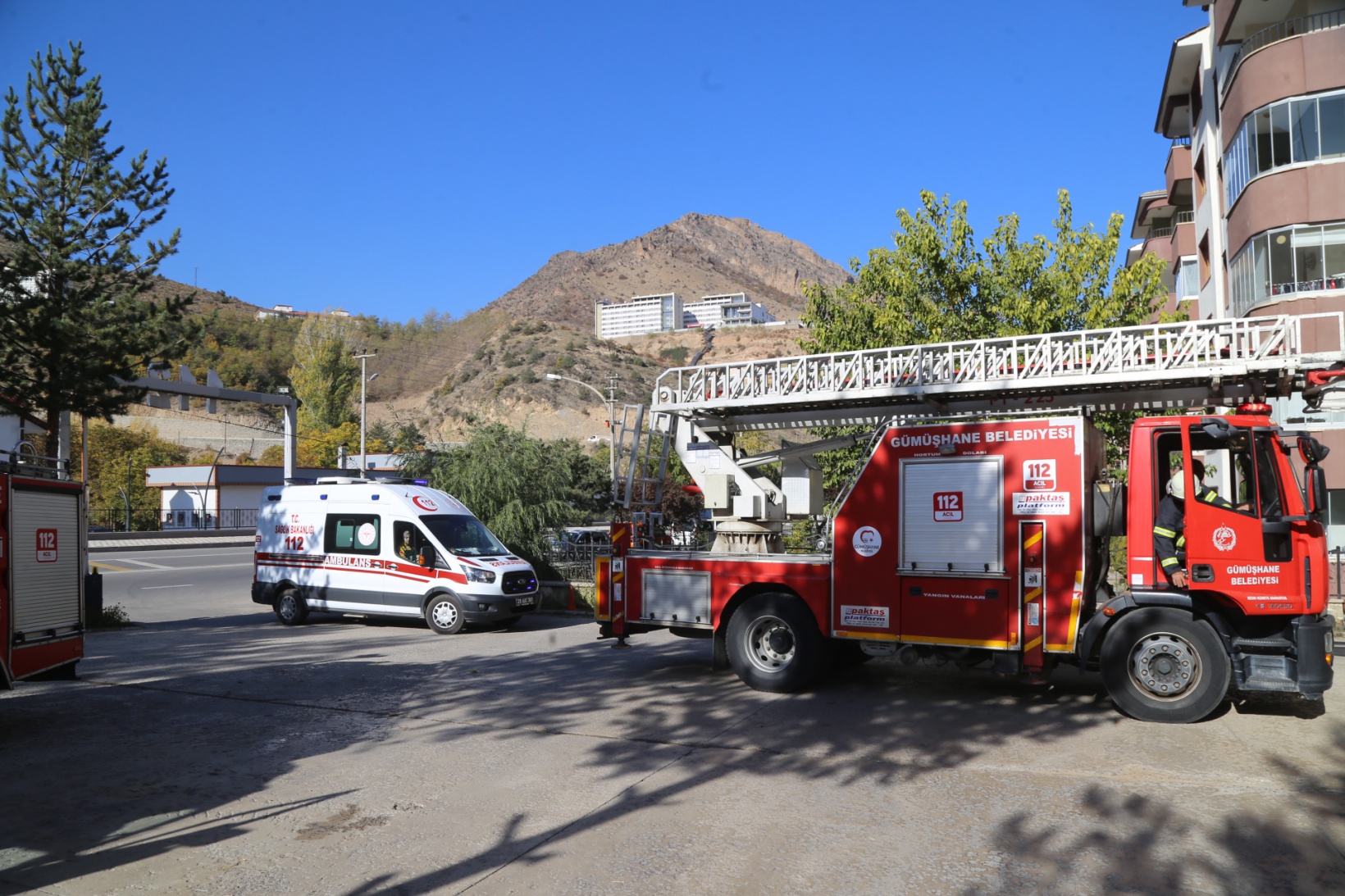 112 Başhekimliğinde yangın tatbikatı 6