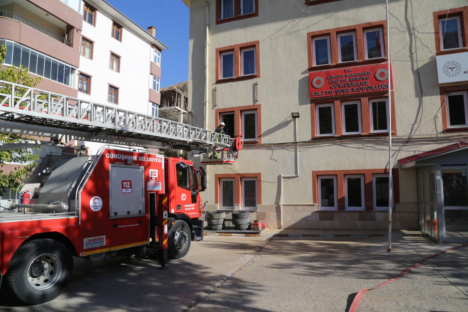 112 Başhekimliğinde yangın tatbikatı 11