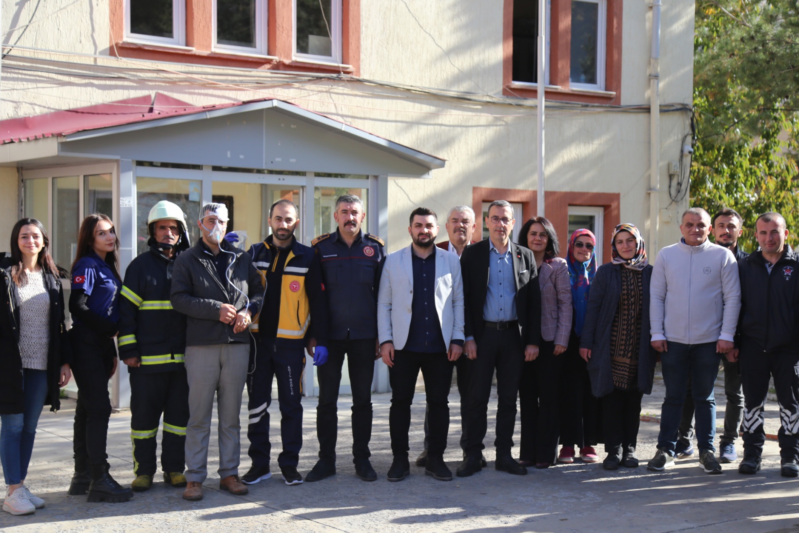 112 Başhekimliğinde yangın tatbikatı 8