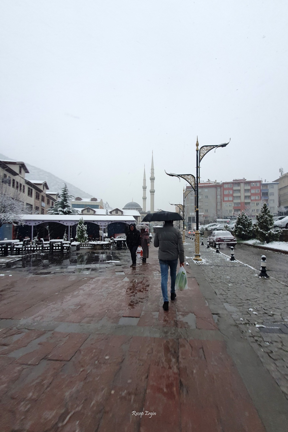 Gümüşhane'de kar yağışı etkili oluyor 8