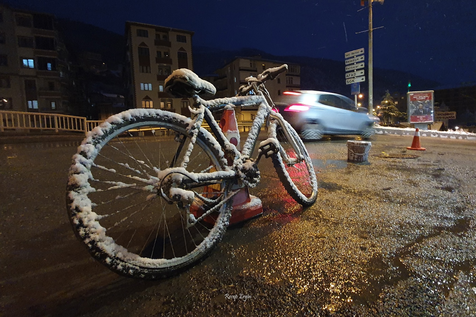 Gümüşhane'de kar yağışı etkili oluyor 4