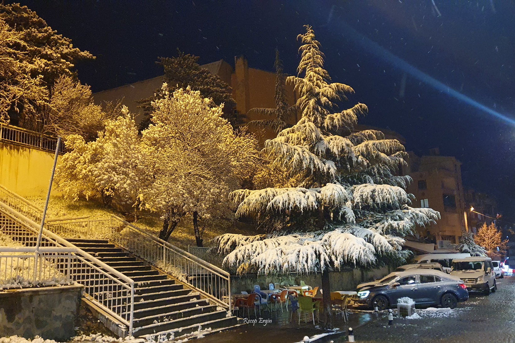 Gümüşhane'de kar yağışı etkili oluyor 13